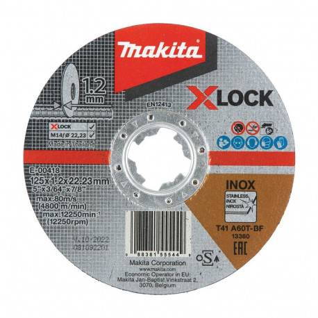 Makita lõikeketas E-00418 125x1.2mm, roostevabast terasest