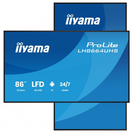 Iiyama 217,4cm(85,6") LH8664UHS-B3AG 16:9 2xHDMI+USB-C
