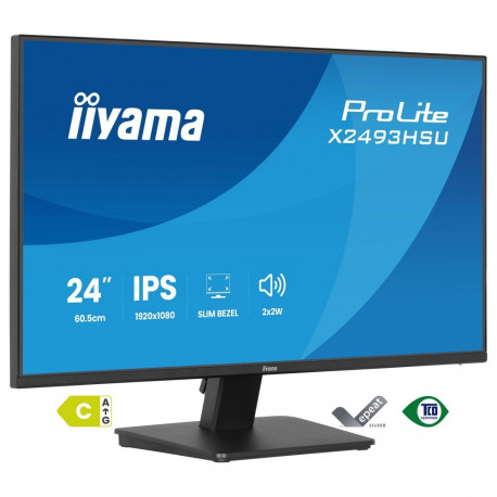"60,5cm/23,8"" (1920x1080) iiyama ProLite X2493HSU-B1 16:9 FHD IPS 1ms 120Hz HDMI DisplayPort USB VE