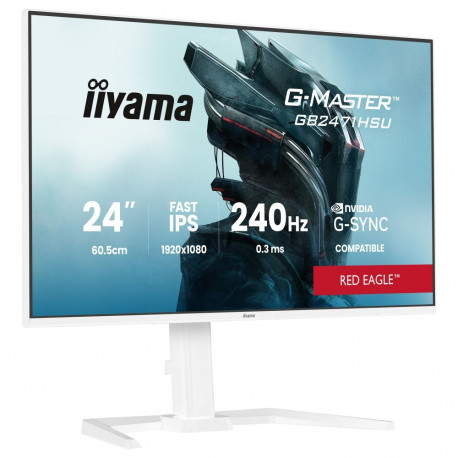 iiyama G-MASTER Red Eagle™ GB2471HSU-W1 mängurimonitor 60,5 cm (24") valge