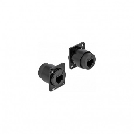 "D-Typ Modul RJ45 Cat.6 Buchse zu Buchse"