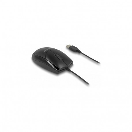 "DELOCK Optische USB Desktop Maus - Lautlos"