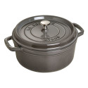 "Staub La Cocotte 24cm rund Graphit-grau.Gusseisen"