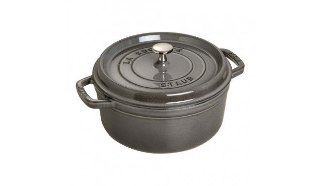 "Staub La Cocotte 24cm rund Graphit-grau.Gusseisen"