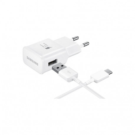 "Samsung Schnellladegerät 15W Netzteil inkl.Datenkabel Typ-C 1,5m White (Bulk)"