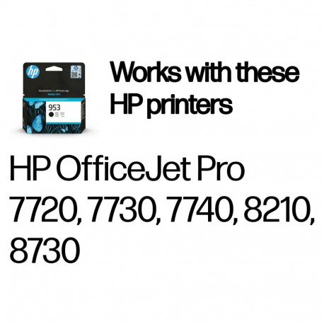 HP 953 (L0S58AE) must tindikassett