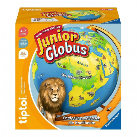 Ravensburger tiptoi minu interaktiivne juunior gloobus (ilma pliiatsita)