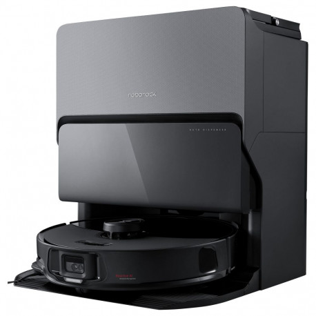 Roborock S8 MaxV Ultra must ümar robottolmuimeja, tolmukott, 0,27 l, 67 dB