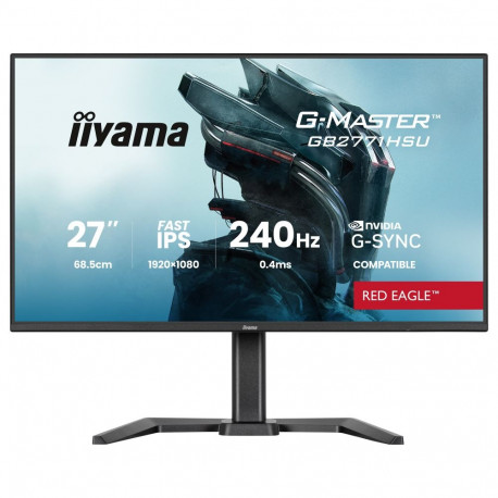 68,6 cm/27? (1920×1080) iiyama GB2771HSU-B1 16:9 FHD Fast IPS 0,4 ms 240 Hz HDMI 2× DisplayPort USB-