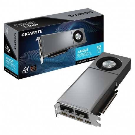 "AI PRO R9700 32GB Gigabyte Radeon Turbo Fan GDDR6"