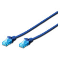 "CAT 5e U/UTP Patchkabel, 5m, blau"