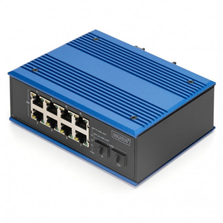 "Digitus 8+2P Industrial Gigabit Ethernet PoE Switch"