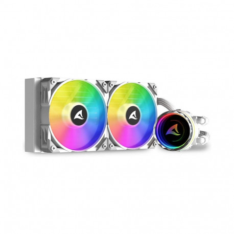 K Sharkoon S80 RGB valge AIO 240mm