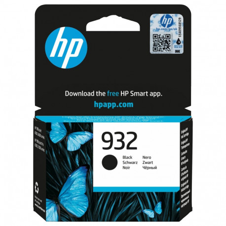 HP originaaltindikassett 932 Officejet, standardmahutavus, 400 lehekülge, 1 tk pakis, must