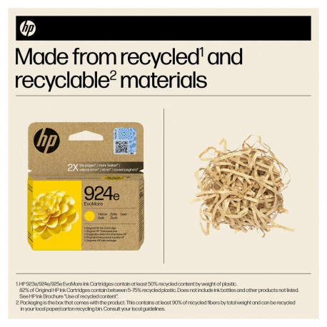 "HP 924e EvoMore Yellow Original Ink Cartridge"