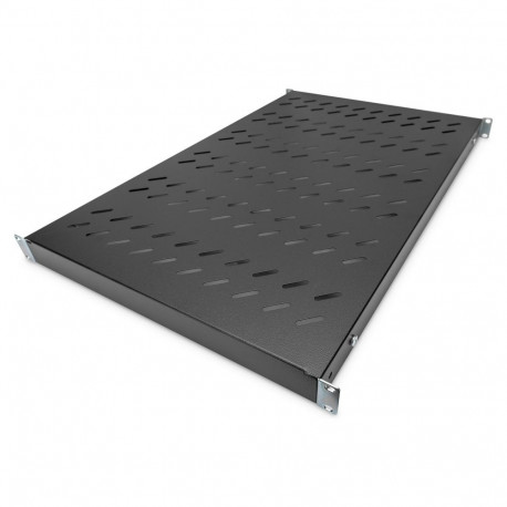 DIGITUS 1HE 44x482x700-1180mm reguleeritav must riiul kuni 50kg
