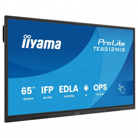 Iiyama DS TE6512MIS 163.9cm VA puutetundlik 65''/3840x2160/VGA/2xHDMI/2xUSB-C