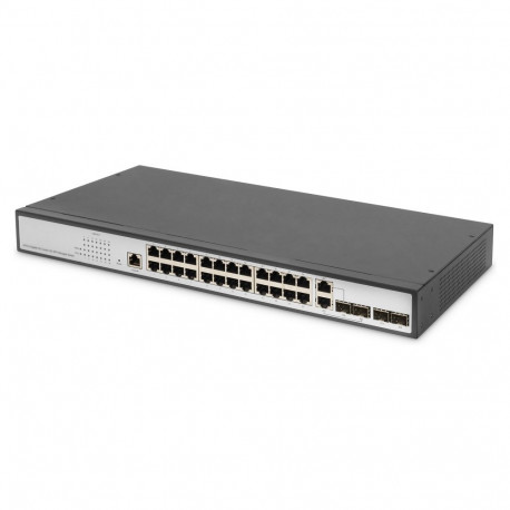 "DIGITUS Switch 24-Port Gigabit Managed schwarz"