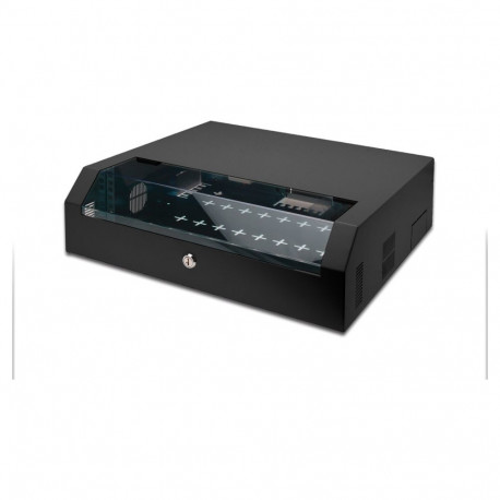 "DIGITUS Wandgehäuse SOHO 3HE 145x500x475 mm schwarz"