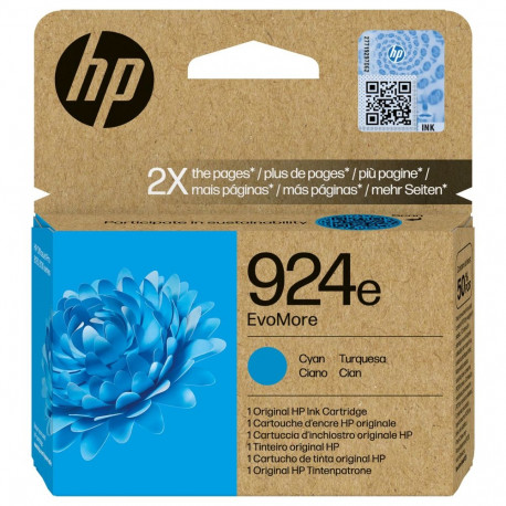 HP 924e EvoMore tsüaan originaaltindikassett