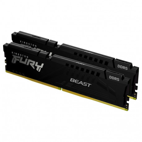 Kingston 16GB 5200MHz DDR5 CL40 DIMM FURY Beast must 2-osaline komplekt