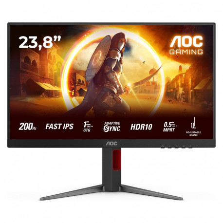 AOC 60.5cm (23.8") 24G4HA 16:09 2xHDMI+DP must/punane
