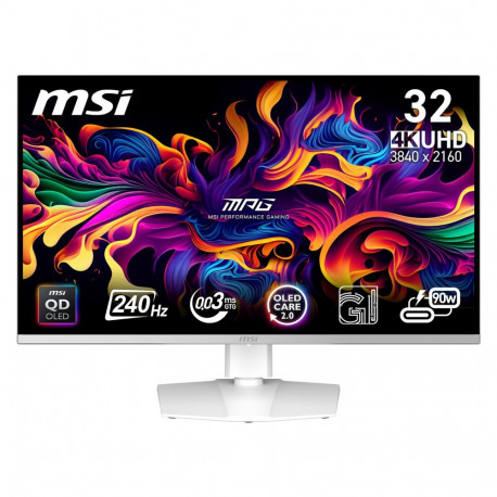 "31.5""(80cm)TFT MSI MPG 321URXWDE 240Hz 3840x2160 White"
