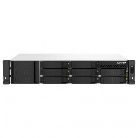 "QNAP TS-864eU-8G 2U 8-bay short depth 30,48cm 12Zoll rackmount NAS Intel Celeron N5095 quad-core 8G