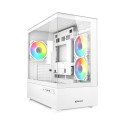 Sharkoon MK6 RGB Micro-ATX 1xGlas valge