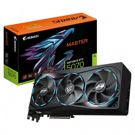 "RTX 5070 12GB Gigabyte Aorus Master GDDR7 3 Fan"