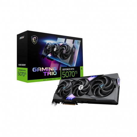 RTX 5070 TI 16GB MSI Gaming Trio OC GDDR7 3 ventilaatoriga