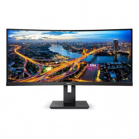 "86,4cm/34"" (3440x1440) Philips B Line 346B1C 21:9 UWQHD Curved 5ms 100Hz HDMI DP USB-C Speaker Bla