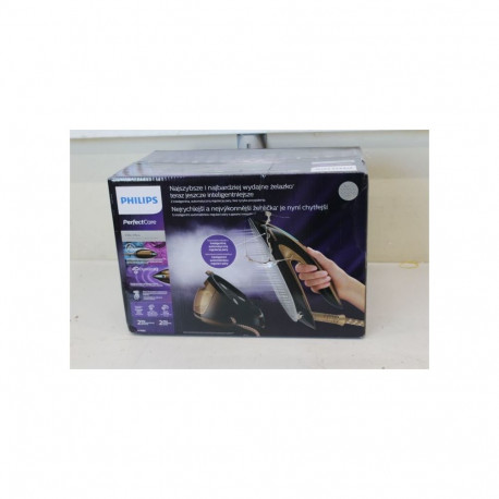Philips SALE OUT. GC9682/80 PerfectCare Elite Plus Ironing system, Continuous steam 165 g/min, Water