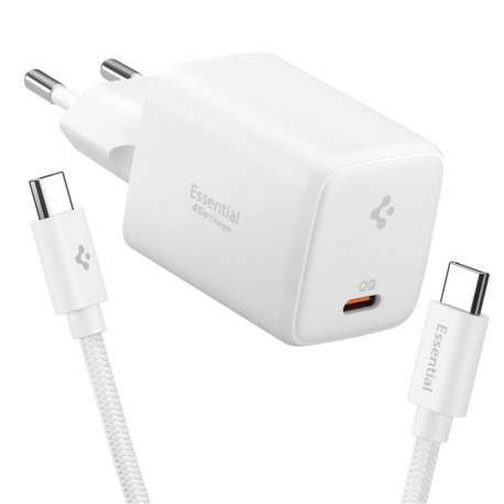 Spigen Spigen EE451EU Essential USB-C 45W Wall Charger - White