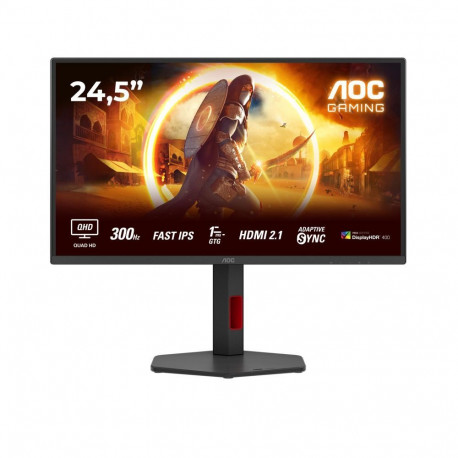 AOC LCD Monitor||24.5 "|2560 x 1440 pixels|Quad HD|Native aspect ratio 16:9|LED|Flat|Q25G4SR