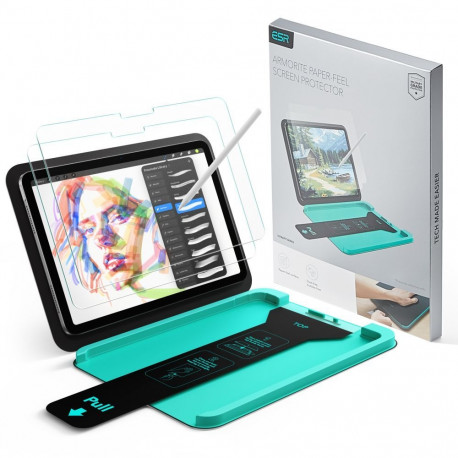 ESR Paper Feel 2-Pack Tempered Glass for iPad 10.9” (2022) / 11” (2025)