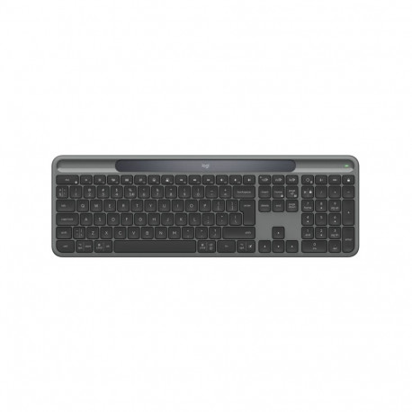 Logitech Signature Slim Solar+ K980 Wireless Keyboard, RF Wireless+Bluetooth, US Int, Graphite