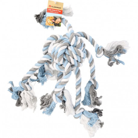 Flamingo rope toy "Octopus" for dogs 70x15cm