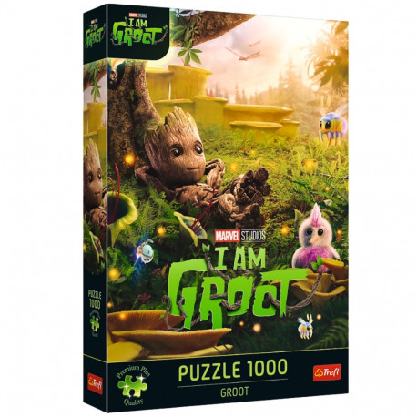 Trefl pusle 1000 Premium Plus Marvel I am Groot 10834