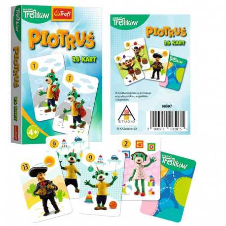 Trefl mängukaardid 08507 Must Peeter Rodzina Treflików