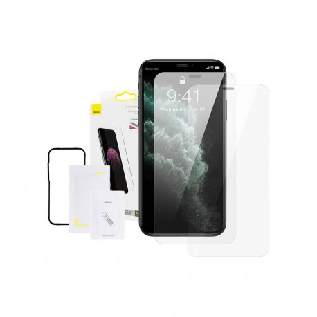 Baseus 0.3mm Full-glass Tempered Glass Film(2pcs pack) for iPhone XR/11 6.1inch