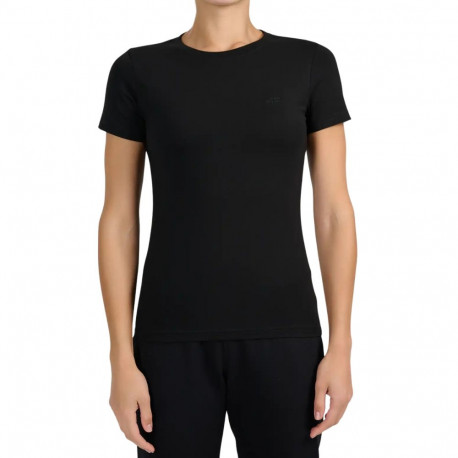 Koszulka damska 4F F3306 głęboka czerń 4FWMM00TTSHF3306 20S L