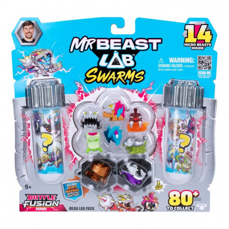 MRBEAST LAB figures in tube Swarms 14pcs