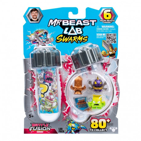 MRBEAST LAB figures in tube Swarms 6pcs