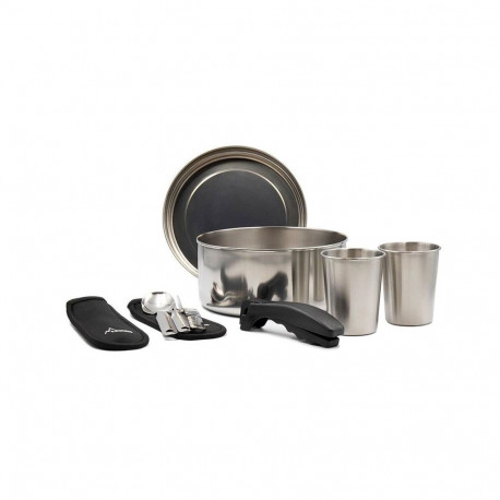 Roostevabast terasest potikomplekt 2 inimesele 20cm