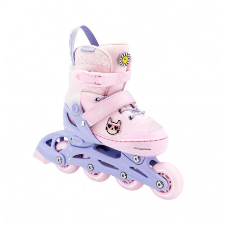 Poppy laste rulluisud 27-30, roosa