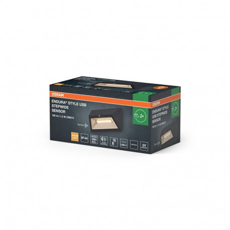 Välisvalgusti 1.5W 3K 160LM LED USB anduriga IP44