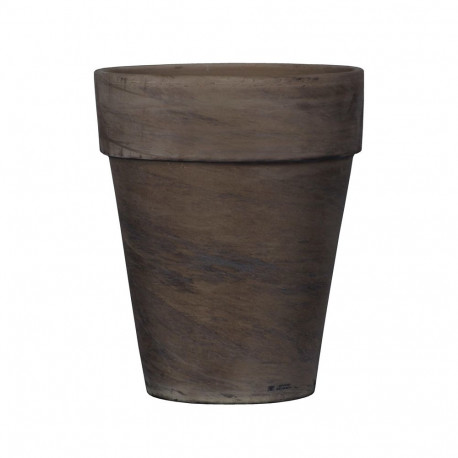 Lillepott BASALTXL 17cm tumepruun