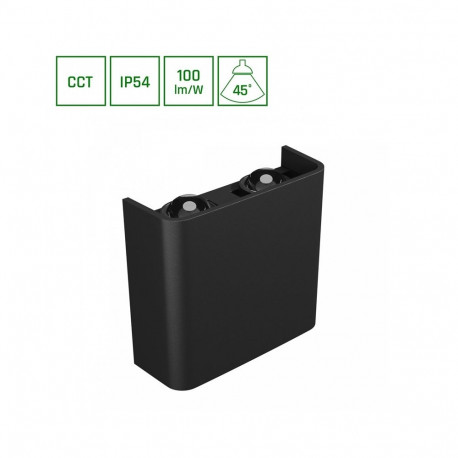 OUTDOOR LED LIGHT 4W 400LM IP54 CCTBLACK