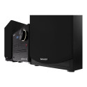 Sharp XL-B517D(BK) must Hi-Fi mikrosüsteem, CD/FM/USB/Bluetooth v5.0, Aux-in, 45W